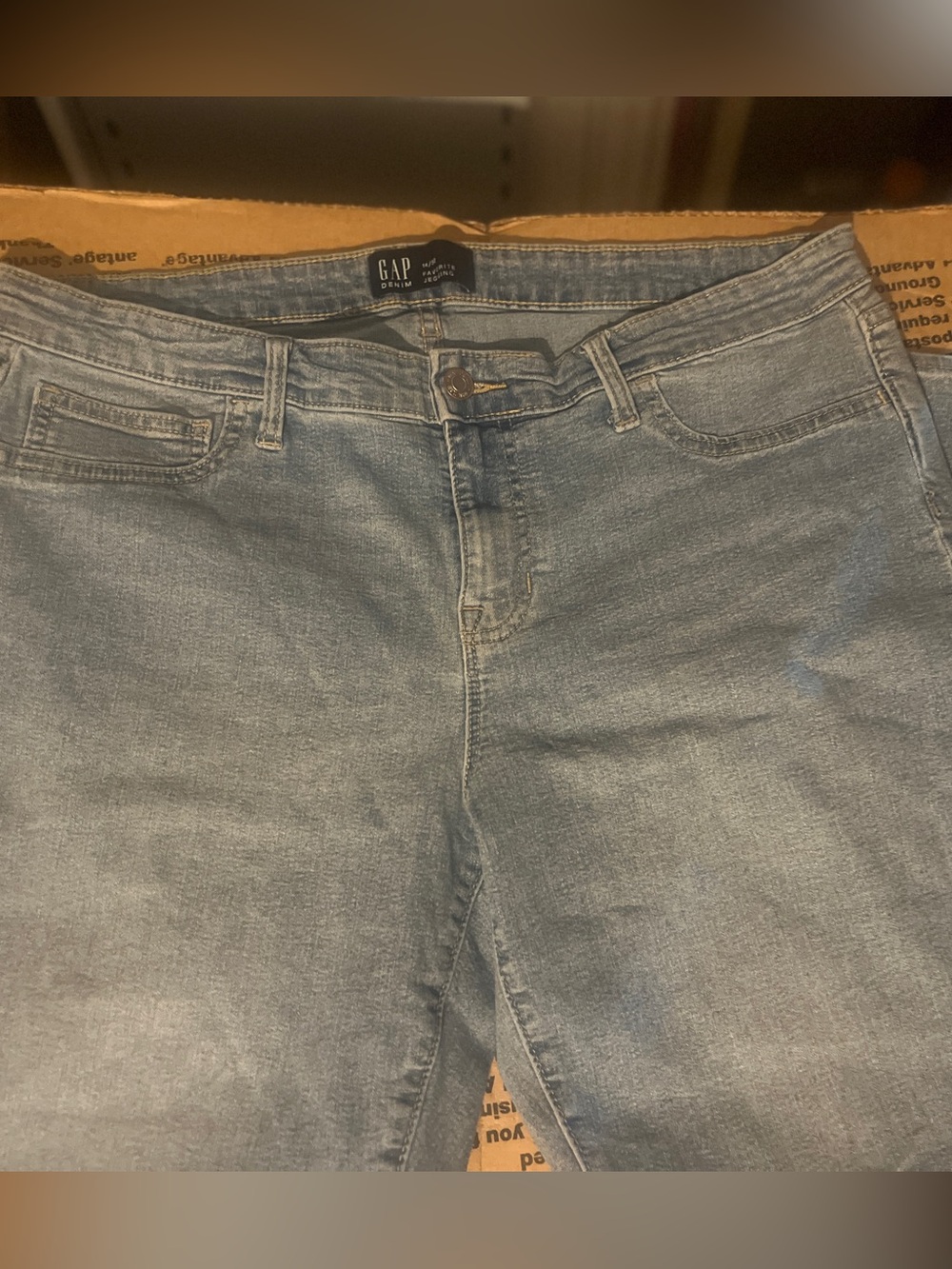 GAP Light Blue Straight Leg Jeans